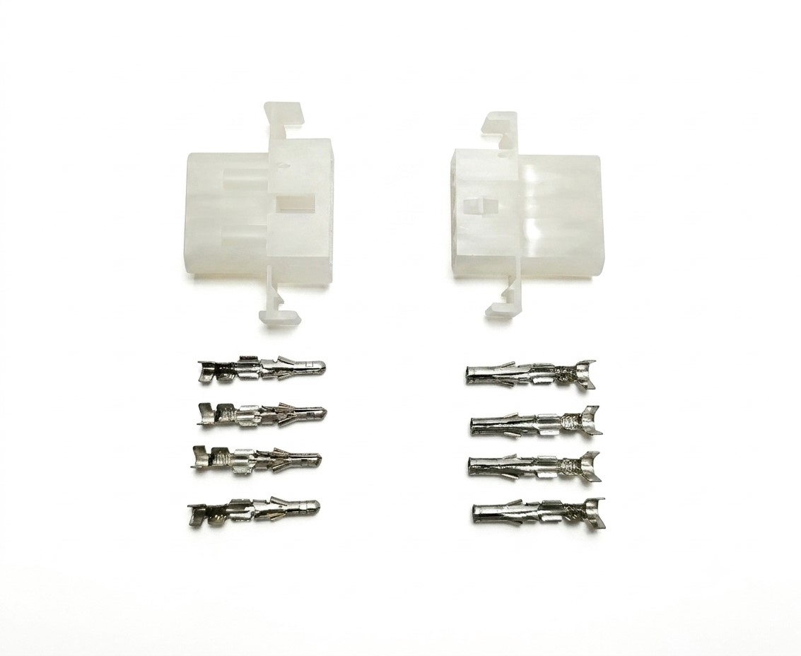 4Pコネクター アイコム用 AH-730他 オス/メスSET(ピン4個付き) con-4p-pr ネコポス対応商品