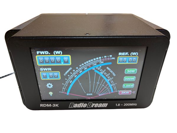 タッチパネル式 3KwデジタルSWR/パワー計(M-RDM-3K m-rdm-3k) ハムショップマッコイオリジナル